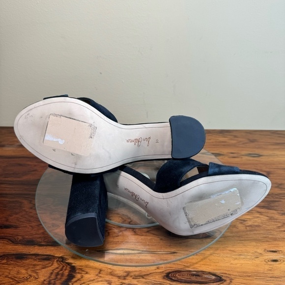 NEW Sam Edelman Yancy black Suede Heel Sandals - Picture 14 of 14